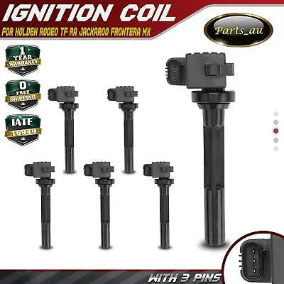 6x Ignition Coils For Holden Rodeo TF RA Jackaroo Frontera MX 6VD1 6VE1 3.2 3.5L • $101.49