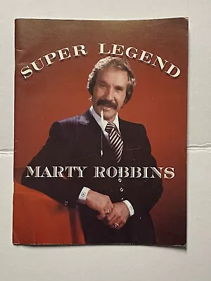 Marty Robbins Souvenir Program Concert Book • $8