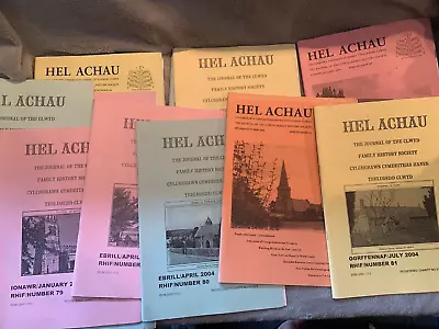 Collection Of 11 Hel Achau Magazines 2002 - 2005 Clwyd Family History Society • £10