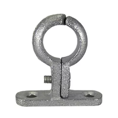 Malleable Iron Pipe Bracket School Board Pipe Clip -  Black Or Galvanised  • £30.79