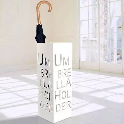 Metal Umbrella Stand Umbrella Holder Rack With Drip Tray Home Rain Free Quality • £16.89