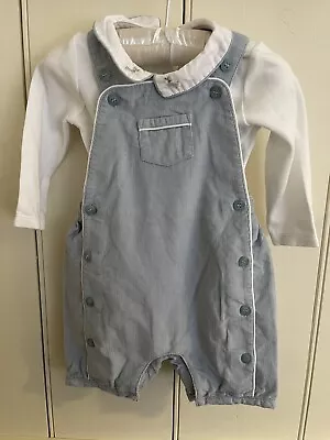 John Lewis Heirloom Collection Dungaree Set - Like Trotters Rachel Riley Etc • £14