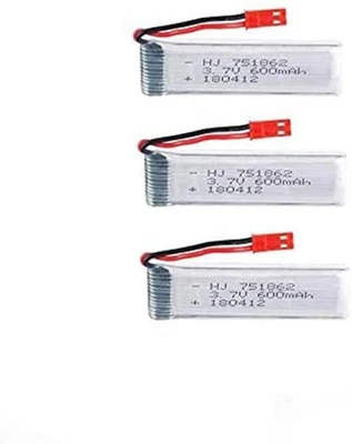 $31.99 • Buy 3pcs Lipo Battery 3.7V 600mAh RC Quadcopter UDI U817 U817C U817A U818A V959 V969