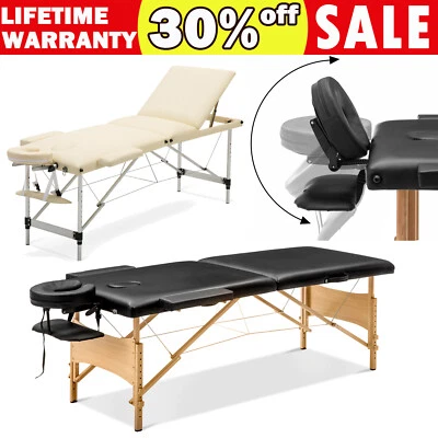 £93.16 • Buy Portable Massage Table Bed Couch Tattoo Beauty SPA Salon Adjustable Lightweight✅