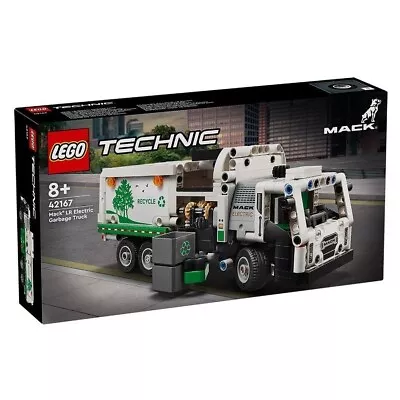 LEGO Technic - Mack LR Electric Garbage Truck 42167 Brand New Sealed 503pcs • $49.99