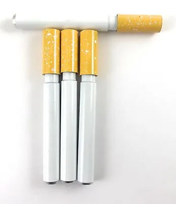 4x Press To Eject One Hitter Metal Bat Tobacco Smoking Cigarette Pipe • $14.99