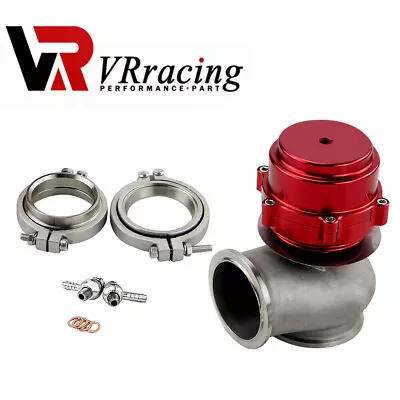 Aluminum Car 60MM Vband V60 Flange Turbo Wastegate For BMW Subaru Honda RED • $125.99