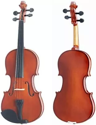 Mendini MA250 Varnish Viola With Case Bow Rosin Bridge And Strings 14-Inch-- • $35
