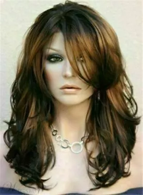 Hot Style Wig New Fashion Gorgeous Women's Medium Brown Wave Natural Wigs • $18.14