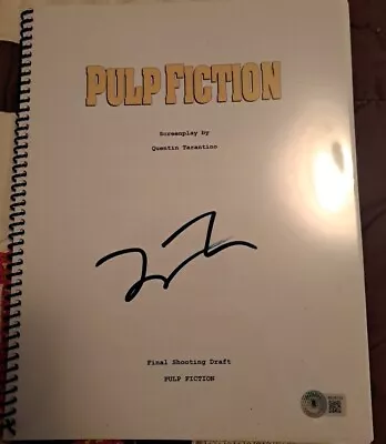 Pulp Fiction Final Shooting Draft Quentin Tarantino AUTO Beckett Authenticed 🔥 • $1200