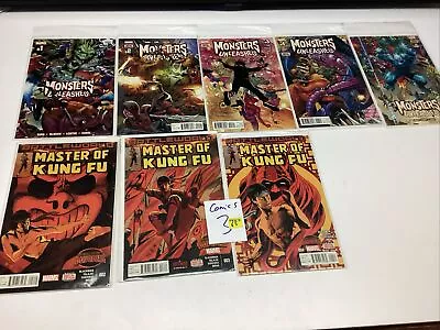 Comic BooK LOT MONSTERS UNLEASHED 1-5 MASTER OF KUNG FU Secret Wars Edition • $39.99