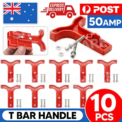 10PCS Red T Bar Handle For Anderson Style Plug Connectors Tool 50AMP 12-24V AU • $6.95