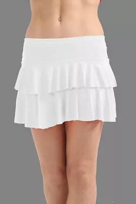 Ladies Girls Neon Stretchy Sexy Hot Rara Women Mini Short Skirt Dance Gym  • $15.31