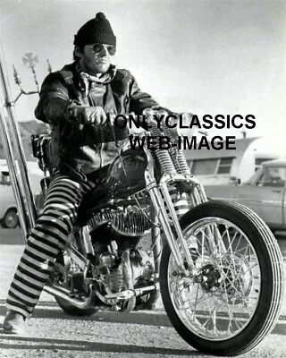 1970 REBEL ROUSERS COOL TOUGH GUY JACK NICHOLSON MOTORCYCLE CHOPPER 8x10 PHOTO • $14.41