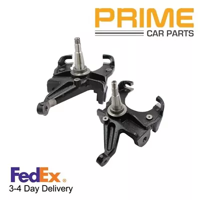Front 2.5  Drop Spindle Lowering Kit With Rotor1” 2WD For 73-87 Chevy C10 • $129.60