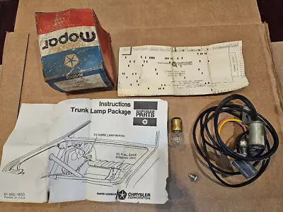 Mopar Nos 3488787 192 - 1976 A Body Trunk Lamp Assembly • $132.50
