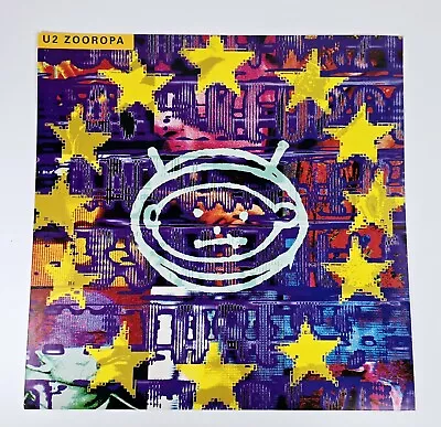 U2  Zooropa  Vintage Original 1993 US Promo 12  X 12  Poster Flat • $14.99