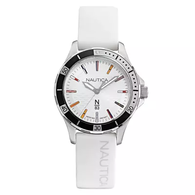 Nautica Ladies Watch Marblehead White NAPMHS003 • £51.99