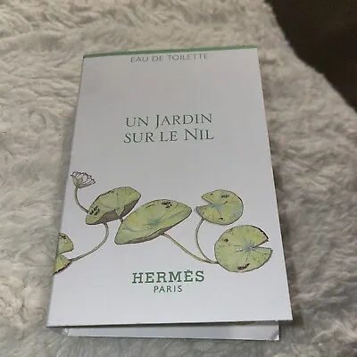 Hermes Un Jardin Sur Le Nil Eau De Toilette EDT Spray 2ml 0.6oz Sample New • $9.99