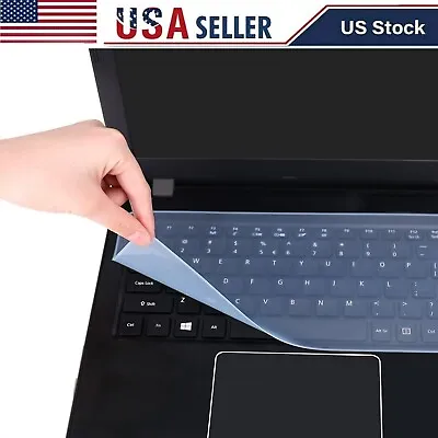 Universal Silicone Keyboard Protector Waterproof Cover Skin For Laptop 11-17  • $3.90