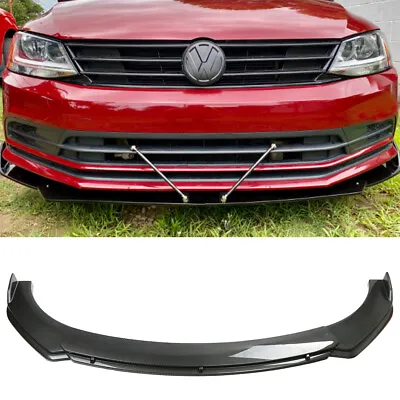 For Volkswagen Magotan Universal Front Bumper Lip Spoiler Splitter Carbon Fiber • $62.69