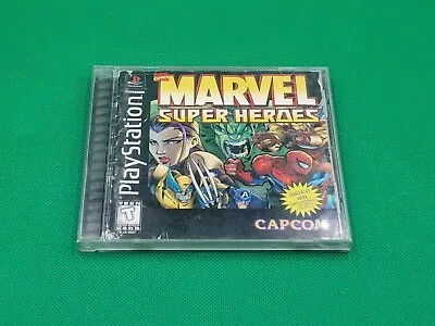 Marvel Super Heroes PS1 With Manual Tested And Works • $70
