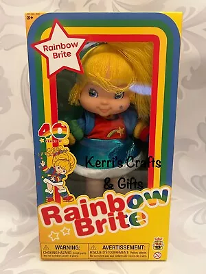 40th ANNIVERSARY 12  RAINBOW BRIGHT DOLL BRAND NEW 40 Years Of Rainbow Brite! • £60