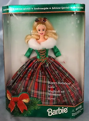 Vintage~~1996 EUROPEAN Happy Holidays Special Edition Barbie~~New NRFB • $24.95