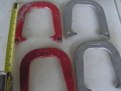 Vintage 12 Oz. Aluminum Throwing Horseshoes Set Of 4 -Rare • $38