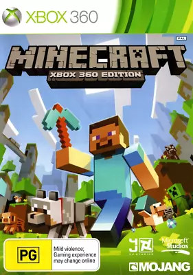 Minecraft Xbox 360 Edition Game PAL • $14.36
