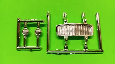 1970's Chevy Vega 1/25 Chrome Grille Grill Head Lights Lamps MPC Model Car Parts • $13.99