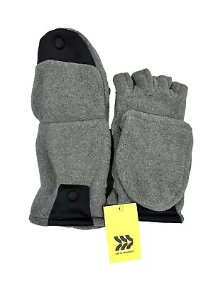 Men's Fleece Gloves - All In Motion Heather Gray M/L • $9.99