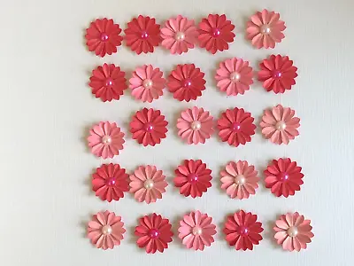 £2.50 • Buy Luxury Pinks Double Layered Flowers X25  Embellishments For Card Making(X1)