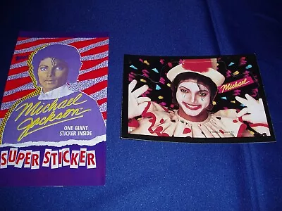 Michael Jackson Topps 1984 Super Sticker Card # 11 New/Sealed • $4.75