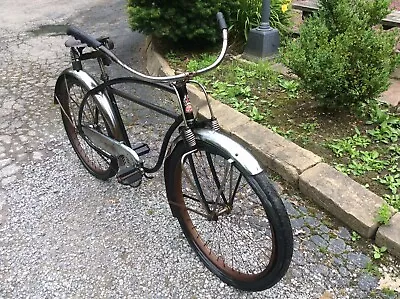 Vintage 40s  Roadmaster Skip Tooth Springer Fork Original Men’s Bike - Good. • $450