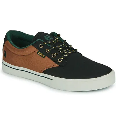 Etnies Men's Jameson 2 ECO Black/Tan/Orange Low Top Sneaker Shoes Clothing Ap • $124