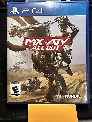 Mx Vs ATV Playstation 4 Game • $15