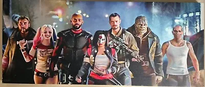 MARVEL SUICIDE SQUAD RARE CANVAS WALL PRINT. (Good Condtion) • £7