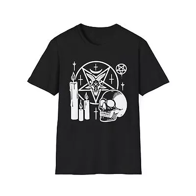 Evil Pentagram Skull Unisex T-Shirt | Gothic/Punk Tee | Macabre Horror Shirt • $25