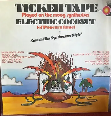 $6 • Buy Electric Coconut  Ticker Tape   Moog Synthesiser Vinyl LP Good Condition