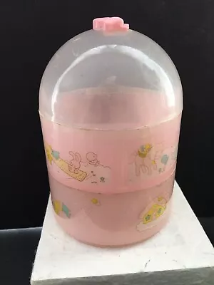 Vintage Sanrio Little Twin Stars Pink Plastic 2 Layer Dome Trinket Box  • $39.99