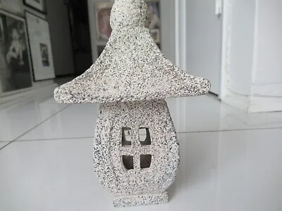 Pagoda Oriental Chinese Garden Lantern Candle Holder Tealight House HHF & RARE! • $135