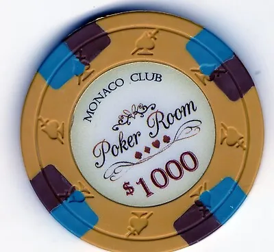 Home Poker Set: Monaco Club Poker Room 1000 • $4.99