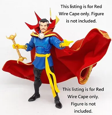 Hasbro Marvel Legends Classic Dr Strange Dedicated Red Wire Cape • $24