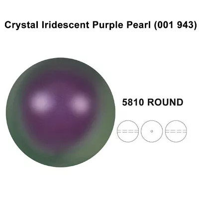 Swarovski 5810 Crystal Round Pearls Beads Jewelry Making *U Pick Color & Size • $23.58