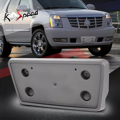 Front Bumper License Plate Mounting Bracket For 07-14 Cadillac Escalade Esv Ext • $57.98