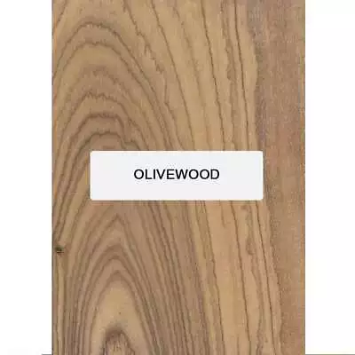 Olivewood Knife Scale/Tool Handle Turning Blank Bookmatched 5  X 1-1/2  X 3/8  • $29.05