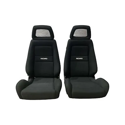 Genuine Recaro Seats LXB Avus Black Mesh Headrests - Retrimmed (Pair) • $3899