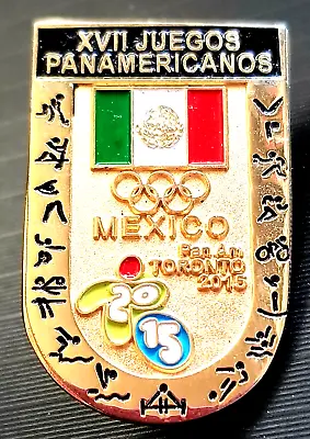 2015 Toronto Pan Am Games Pan American MEXICO NOC NATIONAL COMMITTEE Pin • $6.54