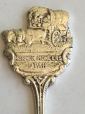 Vintage Souvenir Spoon US Collectible Mormon Pioneers Utah 4.25” • $5.95